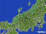 北陸地方のアメダス実況(風向・風速)(2018年09月06日)