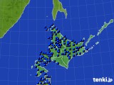 2018年09月07日の北海道地方のアメダス(日照時間)