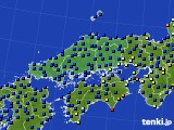 中国地方のアメダス実況(日照時間)(2018年09月07日)