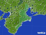 三重県のアメダス実況(風向・風速)(2018年09月07日)