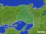 兵庫県のアメダス実況(降水量)(2018年09月08日)