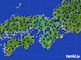 近畿地方のアメダス実況(日照時間)(2018年09月08日)