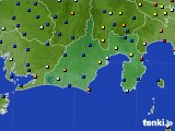 静岡県のアメダス実況(日照時間)(2018年09月08日)