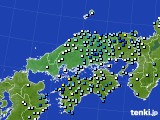 2018年09月09日の中国地方のアメダス(降水量)