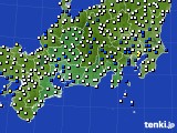 東海地方のアメダス実況(風向・風速)(2018年09月09日)