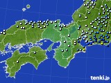 近畿地方のアメダス実況(降水量)(2018年09月10日)