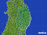 岩手県のアメダス実況(降水量)(2018年09月10日)