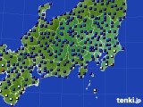 2018年09月10日の関東・甲信地方のアメダス(日照時間)