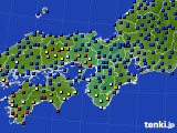 近畿地方のアメダス実況(日照時間)(2018年09月10日)
