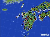 九州地方のアメダス実況(日照時間)(2018年09月10日)