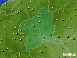 群馬県のアメダス実況(気温)(2018年09月10日)