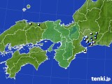 近畿地方のアメダス実況(降水量)(2018年09月11日)
