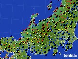 北陸地方のアメダス実況(日照時間)(2018年09月11日)