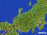 2018年09月11日の北陸地方のアメダス(気温)