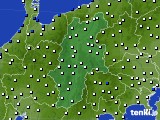 長野県のアメダス実況(風向・風速)(2018年09月11日)