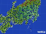 関東・甲信地方のアメダス実況(日照時間)(2018年09月12日)