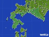 道南のアメダス実況(風向・風速)(2018年09月12日)