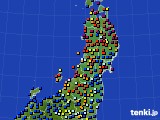 東北地方のアメダス実況(日照時間)(2018年09月13日)