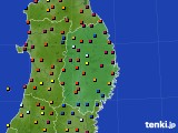 岩手県のアメダス実況(日照時間)(2018年09月13日)
