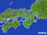 近畿地方のアメダス実況(降水量)(2018年09月14日)