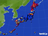 アメダス実況(日照時間)(2018年09月15日)