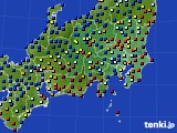 関東・甲信地方のアメダス実況(日照時間)(2018年09月17日)