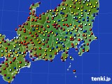 関東・甲信地方のアメダス実況(日照時間)(2018年09月18日)