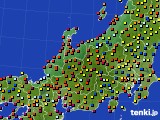 北陸地方のアメダス実況(日照時間)(2018年09月18日)