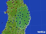 岩手県のアメダス実況(日照時間)(2018年09月18日)