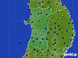 2018年09月18日の秋田県のアメダス(日照時間)