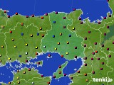 兵庫県のアメダス実況(日照時間)(2018年09月19日)