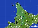 道北のアメダス実況(風向・風速)(2018年09月19日)