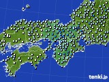 近畿地方のアメダス実況(降水量)(2018年09月20日)