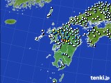 九州地方のアメダス実況(降水量)(2018年09月20日)