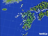 九州地方のアメダス実況(日照時間)(2018年09月20日)