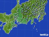 東海地方のアメダス実況(降水量)(2018年09月21日)