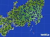 関東・甲信地方のアメダス実況(日照時間)(2018年09月21日)