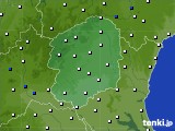 栃木県のアメダス実況(風向・風速)(2018年09月22日)