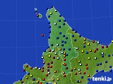 道北のアメダス実況(日照時間)(2018年09月23日)