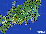 2018年09月24日の関東・甲信地方のアメダス(日照時間)