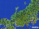 北陸地方のアメダス実況(日照時間)(2018年09月24日)