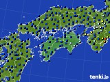 四国地方のアメダス実況(日照時間)(2018年09月24日)