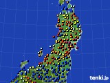 東北地方のアメダス実況(日照時間)(2018年09月26日)