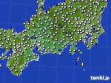 東海地方のアメダス実況(風向・風速)(2018年09月26日)