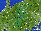 長野県のアメダス実況(風向・風速)(2018年09月26日)