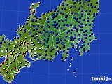 2018年09月27日の関東・甲信地方のアメダス(日照時間)