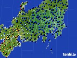 2018年09月27日の関東・甲信地方のアメダス(日照時間)