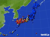 アメダス実況(日照時間)(2018年09月27日)