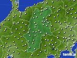 長野県のアメダス実況(気温)(2018年09月27日)