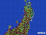 東北地方のアメダス実況(日照時間)(2018年09月28日)